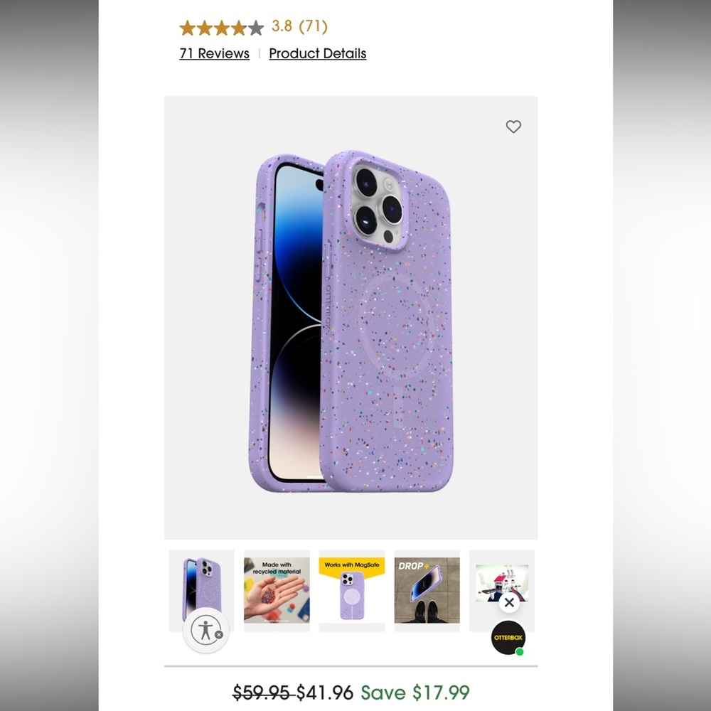 Otterbox iPhone 14 Pro Max case